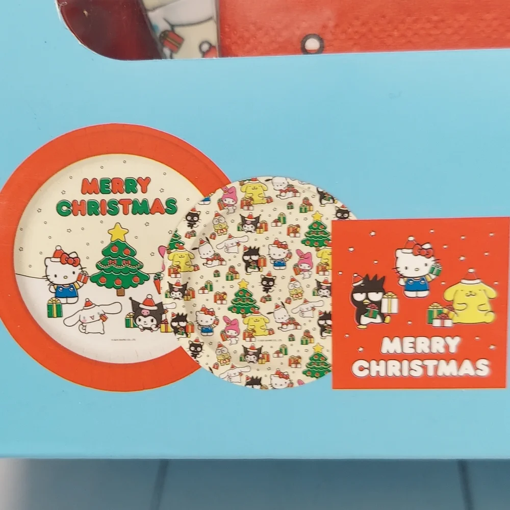 Hello Kitty and Friends Paper Tableware Party Set Merry Christmas